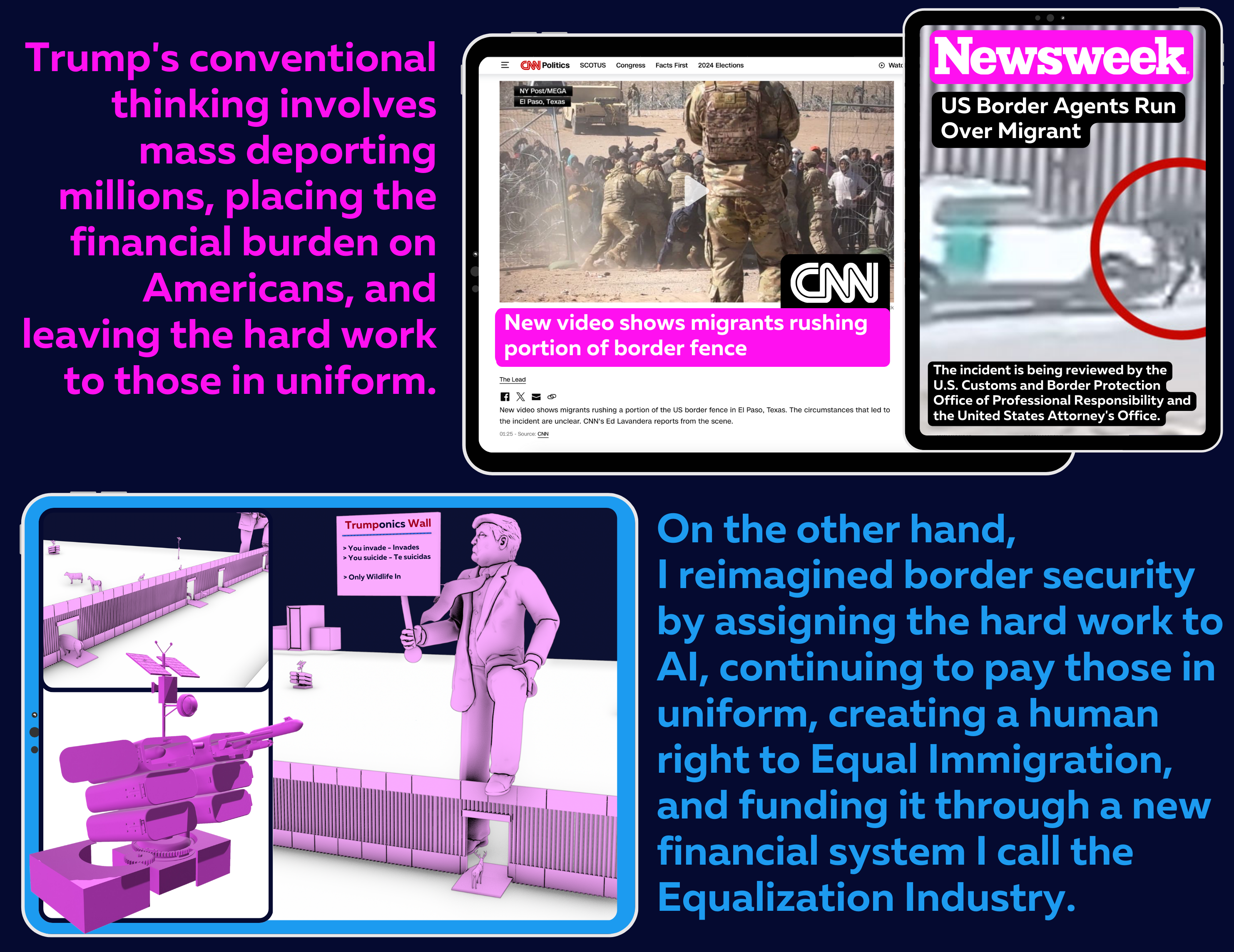 Comparison photo 4 of 4 contrasting Ben Zakar's working-class background with career politicians